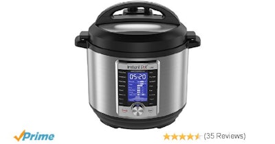 Instant Pot Ultra 6 Qt 10-in-1 Multi- Use Programmable Pressure Cook