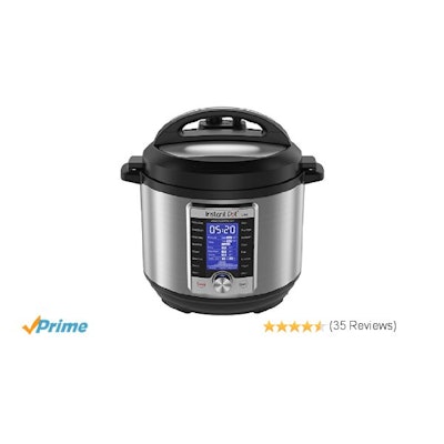 Instant Pot Ultra 6 Qt 10-in-1 Multi- Use Programmable Pressure Cook