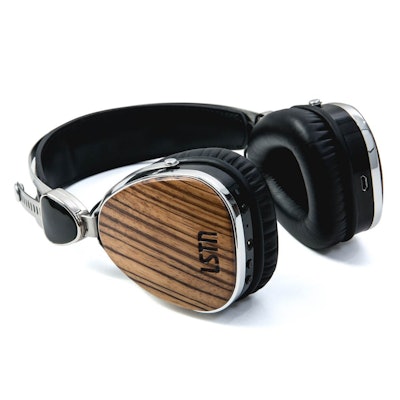 
      
        Wireless Zebra Wood Troubadours On-Ear Wood Headphones
        
