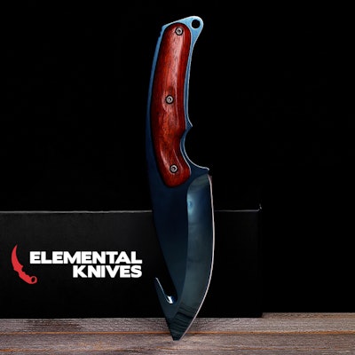 Real Gut Knife Blue Steel - Elemental Knives