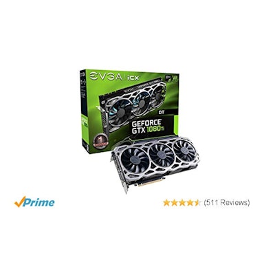 Amazon.com: EVGA GeForce GTX 1080 Ti FTW3 DT Gaming 11GB GDDR5X iCX Technology -