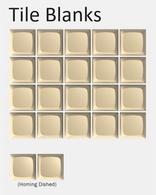 Scrabble 1u Tile Blanks kit