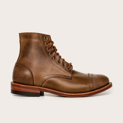 Oak Street Bootmakers | Natural Cap-toe Trench Boot - Footwear