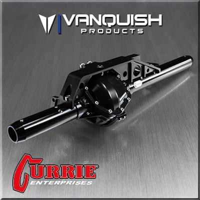 Axial Wraith Rear Currie Axle Black Anodized - Vanquish Products