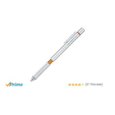 Amazon.com: Uni M71010.26 Shift Pipe Lock Drafting 0.7mm Pencil, Silver Body wit