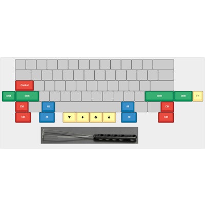 Extension  to Vortex's RGB Keycap Set