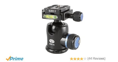 Amazon.com : Sirui K-10X 33mm Ballhead with Quick Release, 44.1 lbs Load Capacit