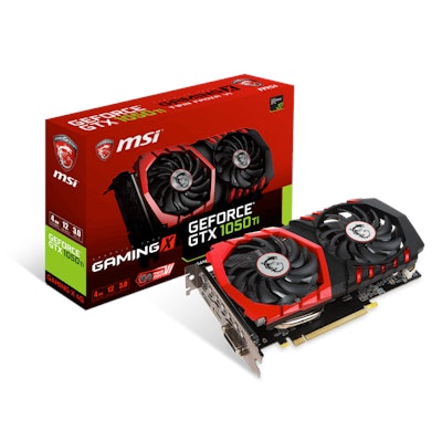 GeForce GTX 1050 Ti GAMING X 4G | Graphics card - The world leader in display pe