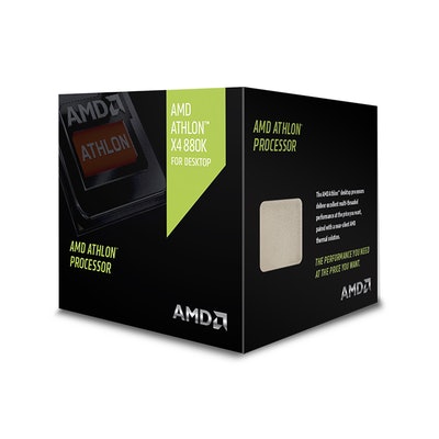 AMD Athlon X4 880k with AMD quiet cooler Quad-Core Socket FM2+ 95W AD880KXBJCSBX