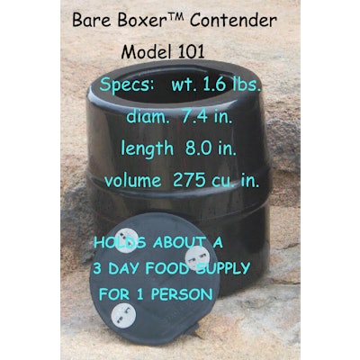 Bare Boxer (TM) - Bear Resistant Food Container