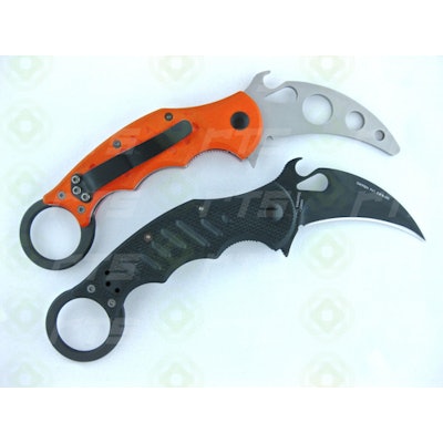 The Ultimate Knife: NEW Resized FOX Karambit Black G10 and Trainer