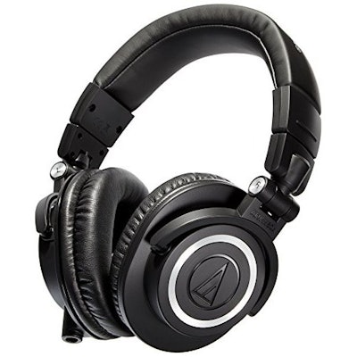 Audio-Technica ATH-M50X Studio Monitor Professional Headphones - Black: Amazon.c