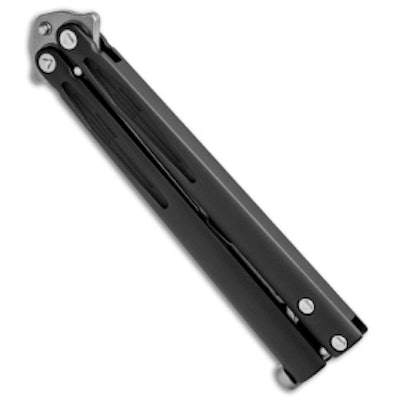 Microtech Tachyon III Balisong Trainer Knife (Black SW) | Blade HQ