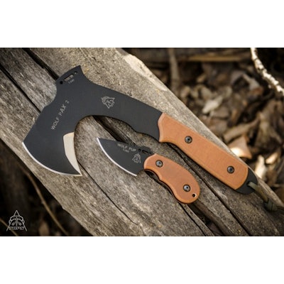 Wolf pAX 2 ax knife combo  - TOPS Knives Tactical OPS USA