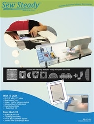 Free motion quilting rulers for domestic machines Poll Drop