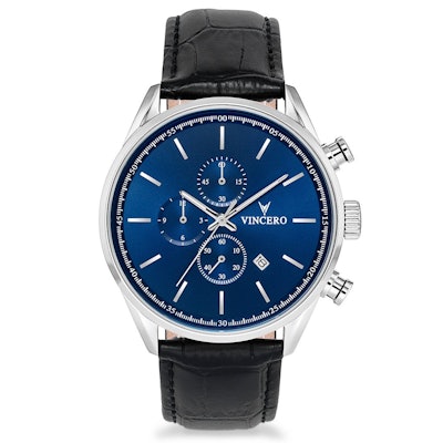 
    Men's Chronograph - Blue Watch with Black Strap – Vincero Collective
  