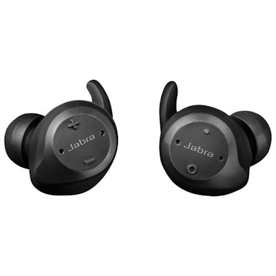 Jabra Elite Sport In-Ear Noise Cancelling Wireless Earbuds - Black : Earbuds