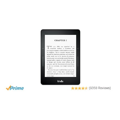 Kindle Voyage E-reader, 6" High-Resolution Display (300 ppi) with Adaptive Built