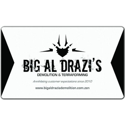 
      





Big Al Drazi's Playmat   – Inked Gaming

    