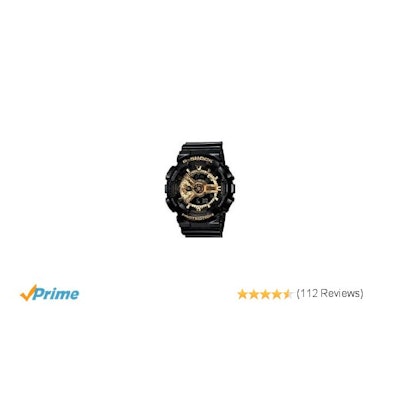 Amazon.com: Casio G Shock Limited Edition Mens Watch GA110GB-1A: Casio: Clothing