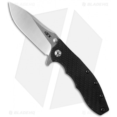 Zero Tolerance 0562CF Hinderer Knife Carbon Fiber (3.5" Satin) ZT - Blade HQ