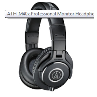 ATH-M40x Professional Monitor Headphones || Audio-Technica US
