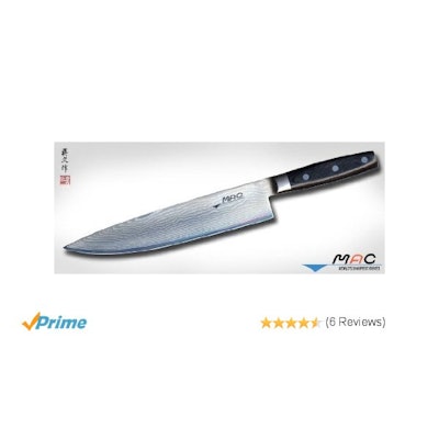 Amazon.com: Mac Knife Damascus Chef's Knife, 9-1/2-Inch: Chefs Knives: Kitchen &
