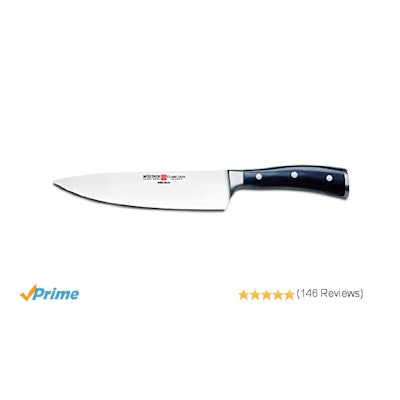 Amazon.com: Wusthof Classic Ikon 8-Inch Cook's Knife, Black: Chefs Knives: Kitch