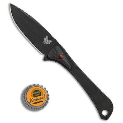 Benchmade Altitude Fixed Blade Knife (3" Black) 15200DLC