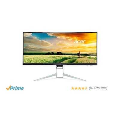 Amazon.com: Acer Curved 34-inch UltraWide QHD (3440 x 1440) Display with 21:9 As