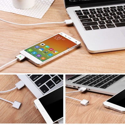 Micro USB Charging Cable Magnetic Adapter for Android Phones Tablet Digital Cam