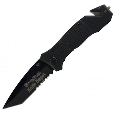 Smith & Wesson Extreme Ops Tanto Pocket Knife-Personalized Groomsmen Gift, Birth