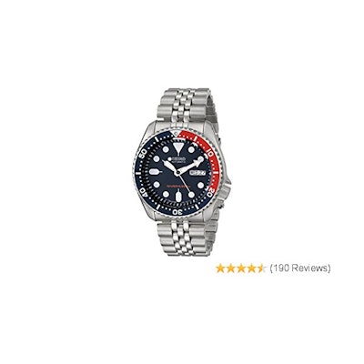 Amazon.com: Seiko Men's SKX175 Stainless Steel Automatic Dive Watch: Seiko: Watc