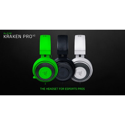 Gaming Headset - Razer Kraken Pro V2 - Black - Round Ear Cushion