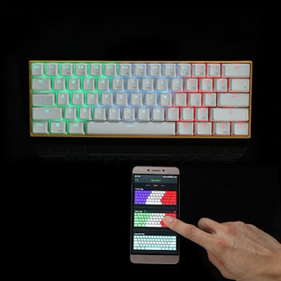 Obins anne pro Mechanical bluetooth RGB Keyboard With gateron swiches