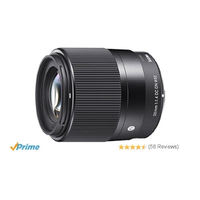 Amazon.com : Sigma 30mm F1.4 Contemporary DC DN Lens for Sony E : Camera & Photo
