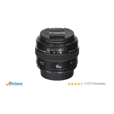 Canon EF 50mm f/1.4 USM Standard Lens for Canon SLR Cameras - Fixed