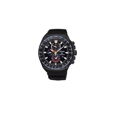 Amazon.com: Seiko Solar Wolrd Time Chronograph SSC551P1 Mens Wristwatch With Ala