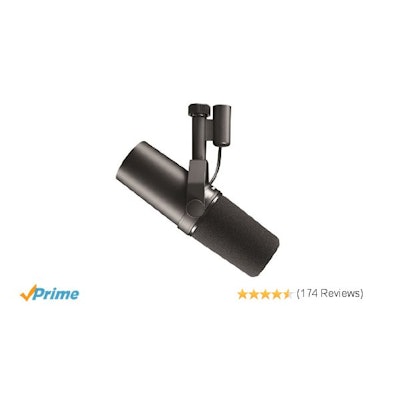 Shure SM7B Vocal Dynamic Microphone, Cardioid: Musical Instruments