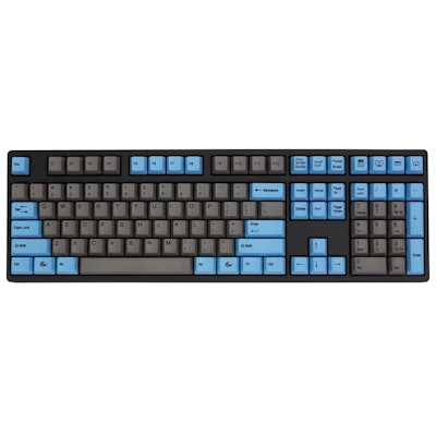 PBT Cherry MX Keycap Set - Dye Sublimated Blue/Gray by Ducky