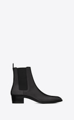 Saint Laurent ‎Wyatt Chelsea Boots In Smooth Leather