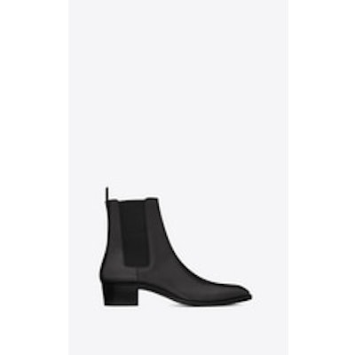 Saint Laurent ‎Wyatt Chelsea Boots In Smooth Leather