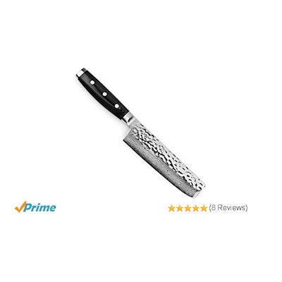 Amazon.com: Enso HD Hammered Damascus 6.5-inch Nakiri Knife (Made in Japan): Kit