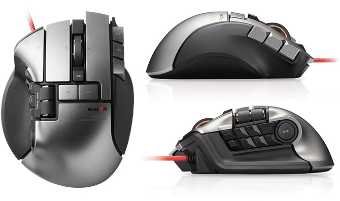 Amazon.com: ELECOM Gaming mouse [DUX] Wired 14 button