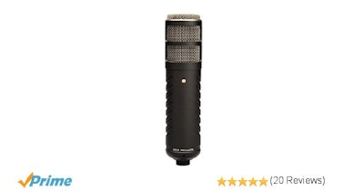 Amazon.com: Rode Procaster Broadcast Dynamic Vocal Microphone: Musical Instrumen