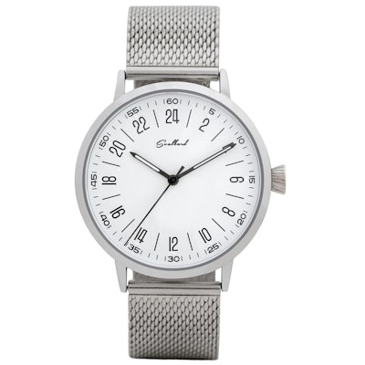 24 hour vintage wrist watch Svalbard Noir AA22B