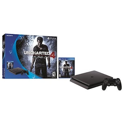 Amazon.com: PlayStation 4 Slim 500GB Console with Uncharted 4 Bundle
