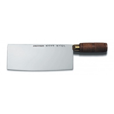 Dexter Russell Traditional 7" x 2 3/4" Chinese Chef's Knife Walnut Handle 08140 