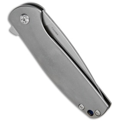 Kizer Laconico Gemini Left-Handed Frame Lock Knife (3.125" Stonewash) Ki3471-L -