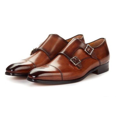 Italian Leather Double Monk Strap Boot – Paul Evans